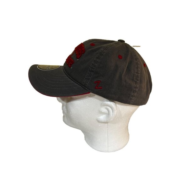 Iowa State Cyclones Gray Red Stitched Zephyr Adjustable Hat New - Picture 3 of 6